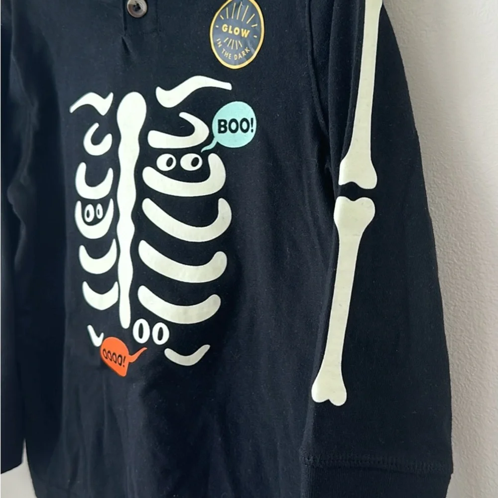 T-shirt Halloween Glow in the dark size 2T - Picture 4 of 5